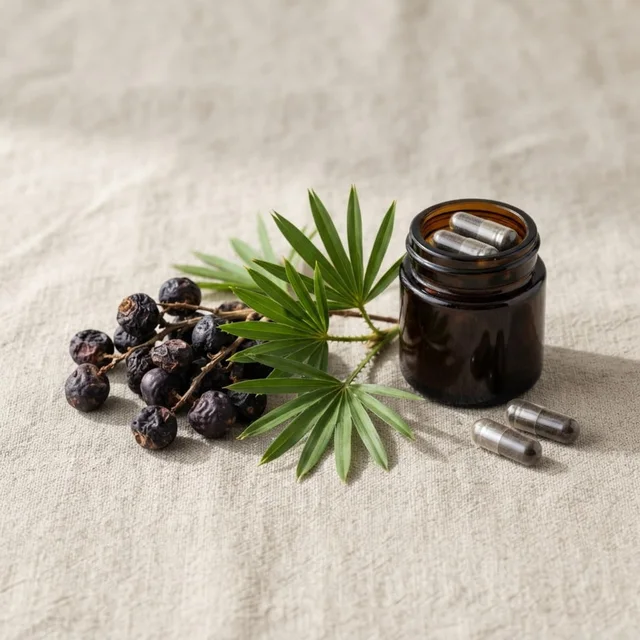 Saw palmetto — ingrediente habitual en suplementos para el bienestar masculino