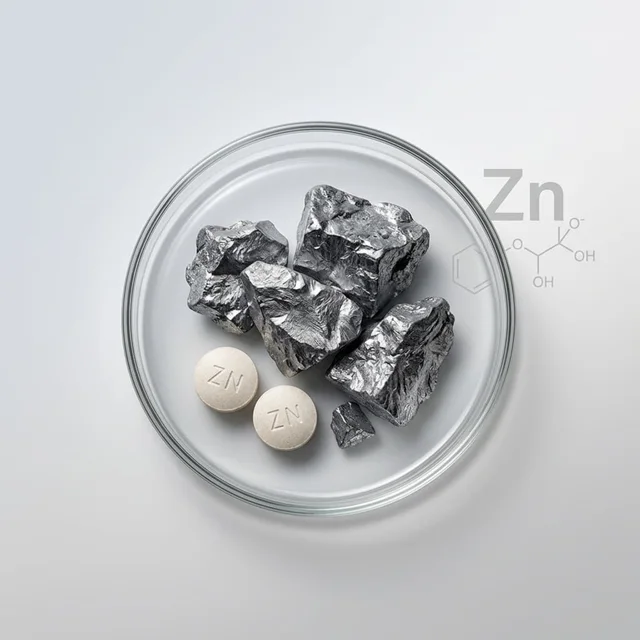 Zinc — ingrediente habitual en suplementos para el bienestar masculino