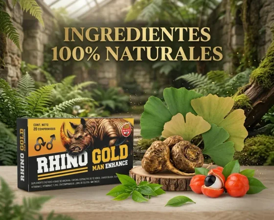 Envase de Rhino Gold, dato pendiente de verificación editorial