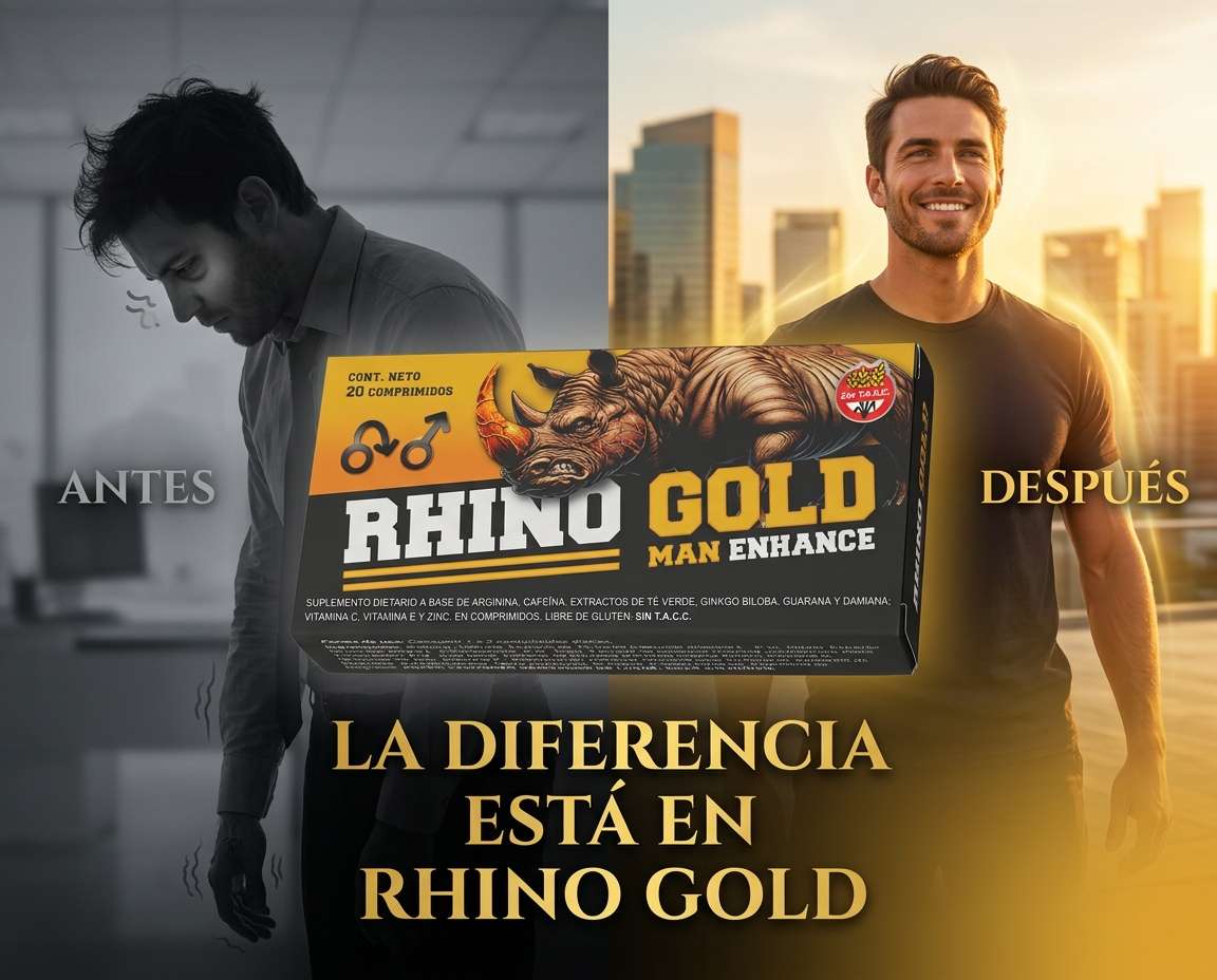 Rhino Gold suplemento masculino en Argentina