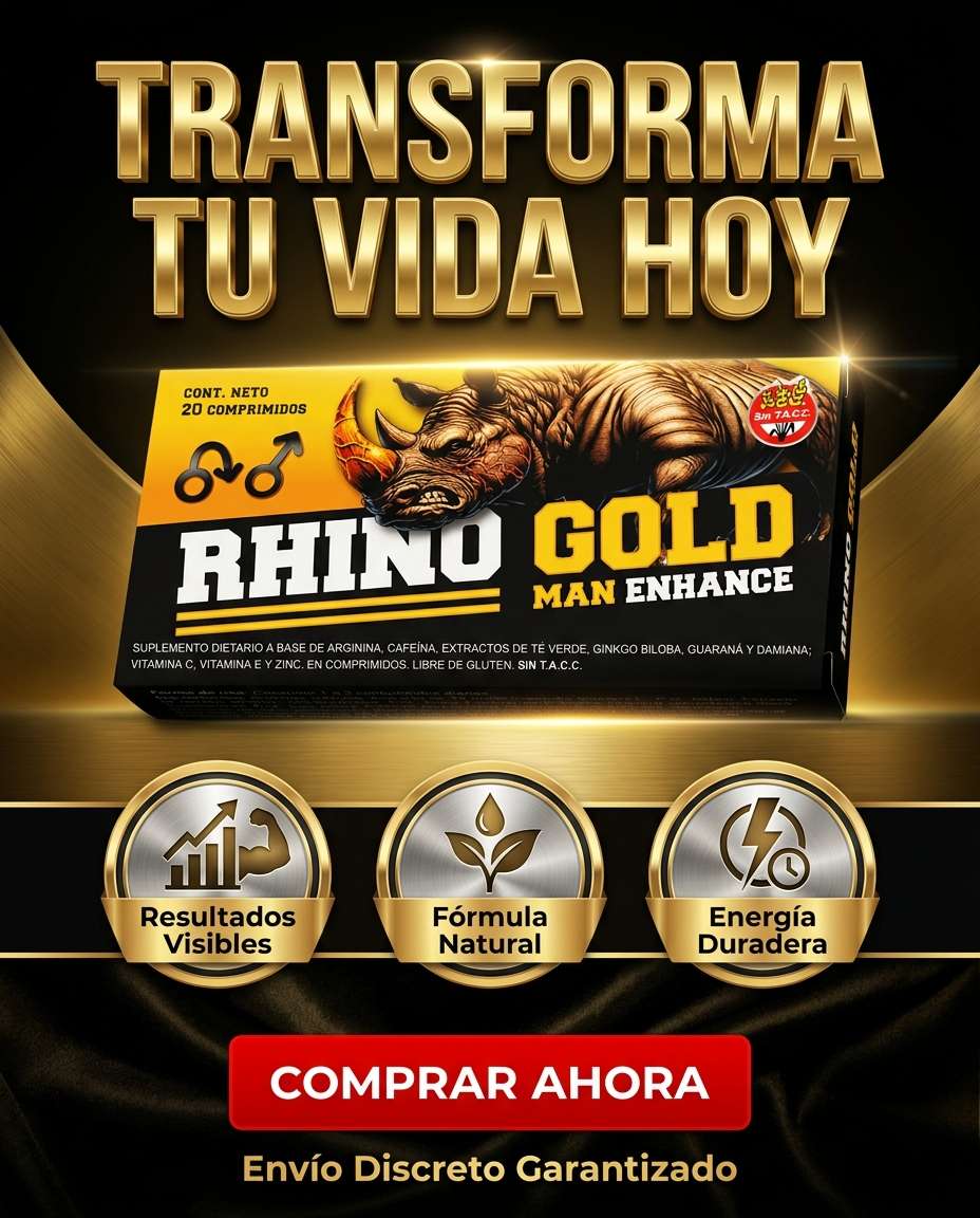 Rhino Gold suplemento masculino en Argentina