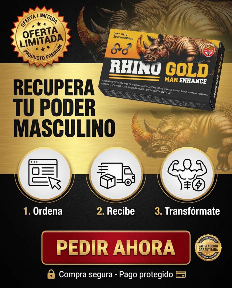Rhino Gold suplemento masculino en Argentina